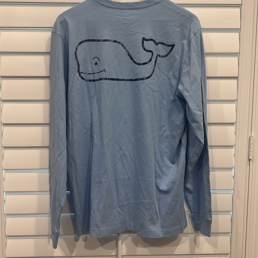 vineyard vines men whale shirt classic long sleeve tee